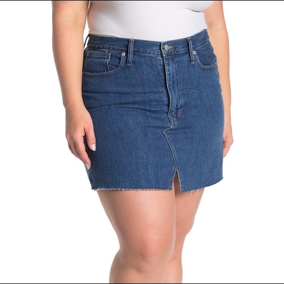 NWT Madewell Size 28 McCaren Cutout Denim Skirt - Picture 3 of 11